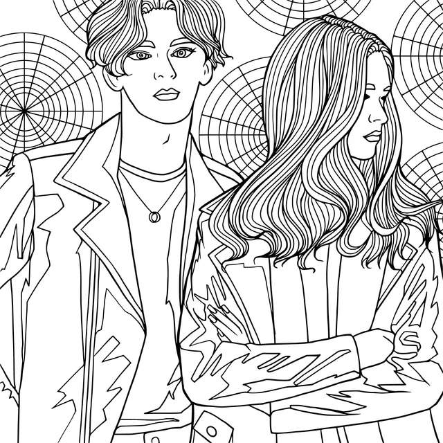 Fashion - dressed man and woman