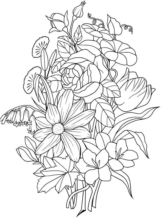 Colorful Flower Illustration