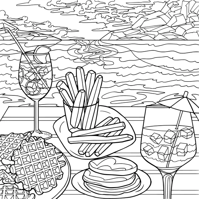 Seaside Delicacies and Drinks
