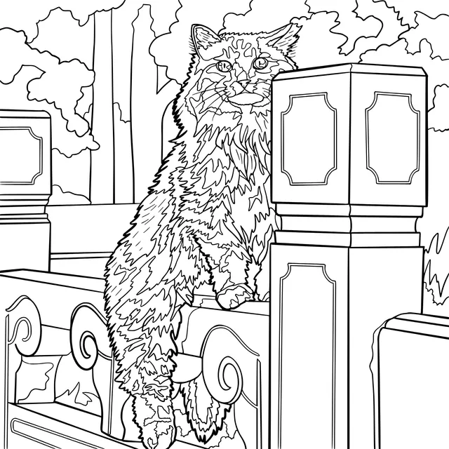 Cat on the Railing