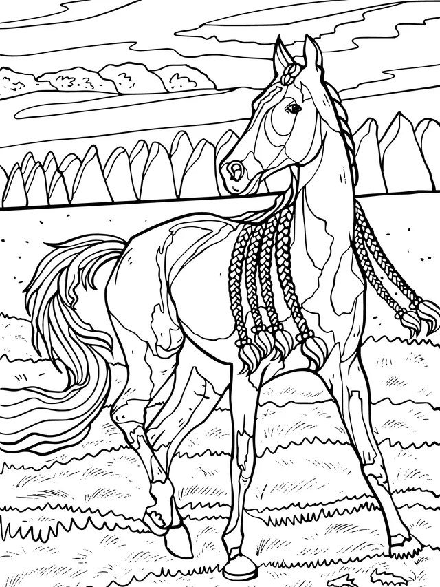 A Steed in the Field