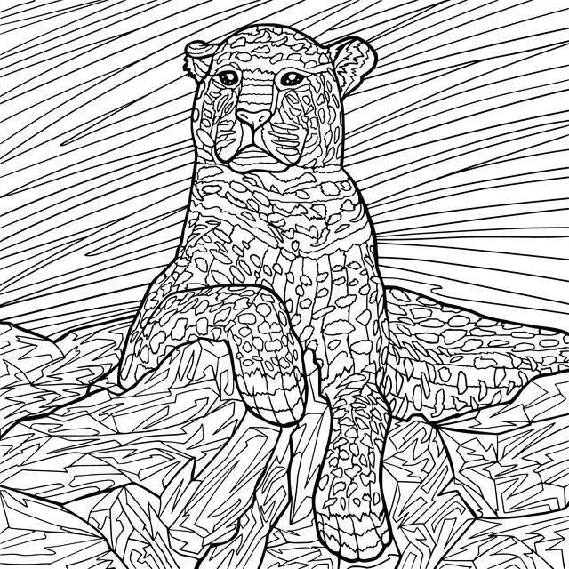 Leopard on the Rocks