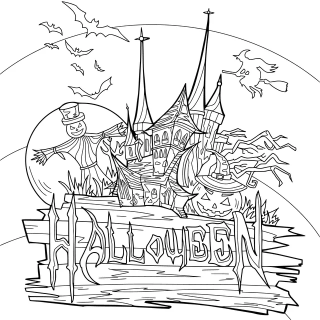Halloween Scene