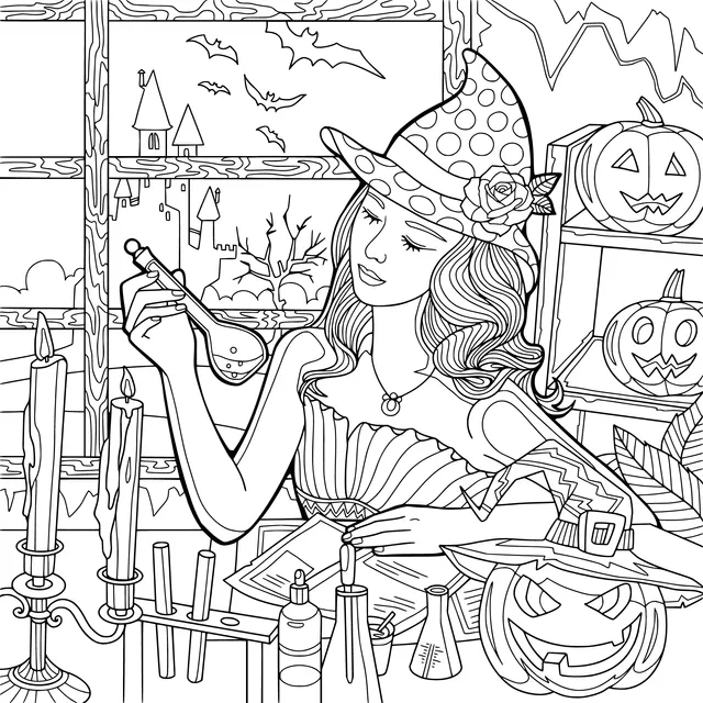 A Witch's Magical Experiment