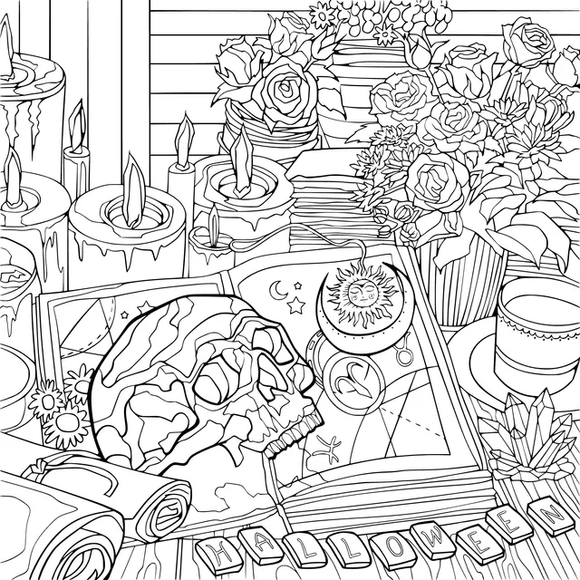 Halloween - themed Magic Still - life