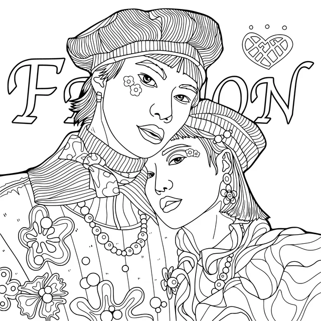 Fashionable Couple