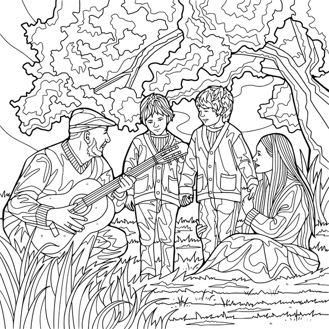 Music Time Under the Tree
