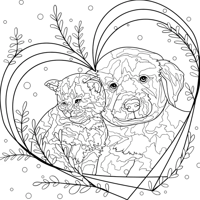 The Heart of Cat and Dog