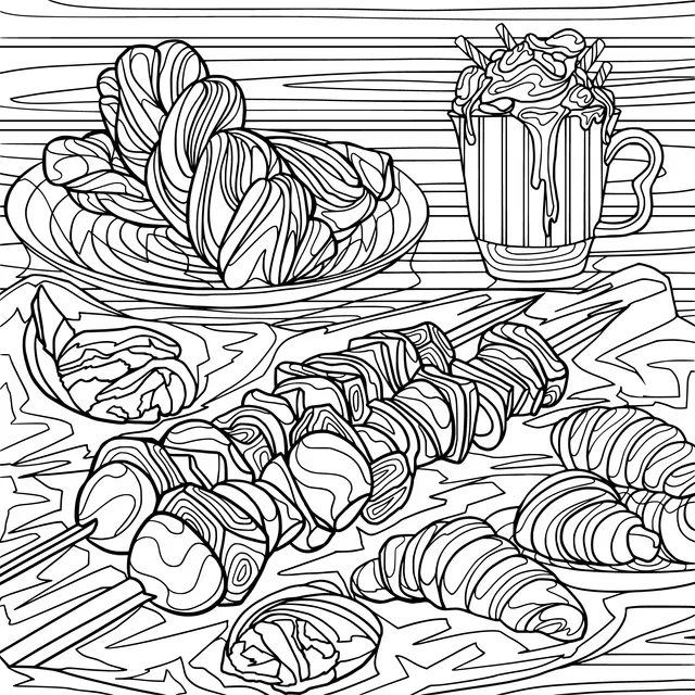Delicious Snacks and Drinks
