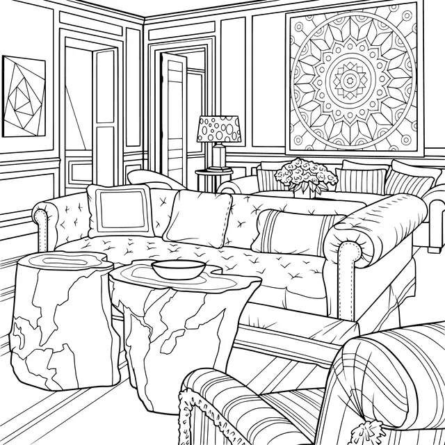 Colorful Living Room