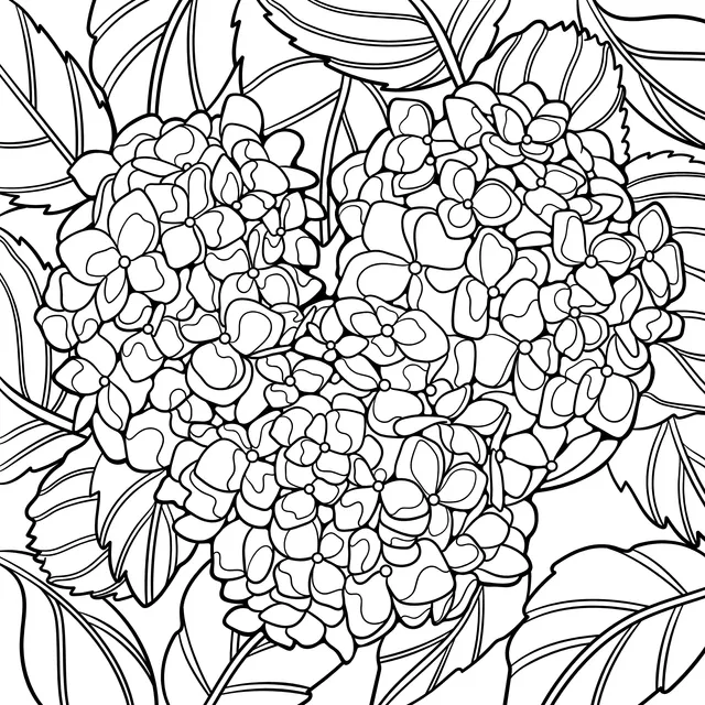 Colorful Hydrangeas