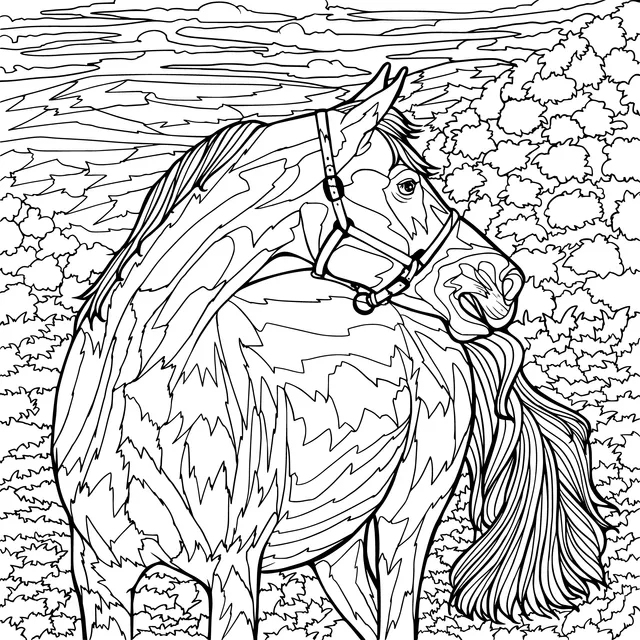 A Steed in the Field