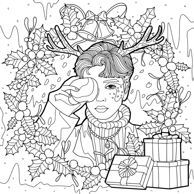 Festively - Dressed Character