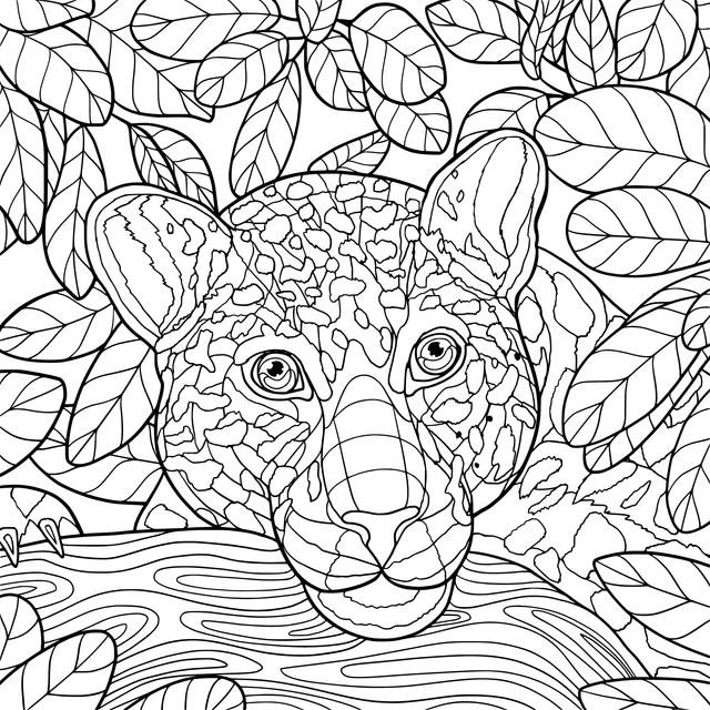 Leopard in the Jungle