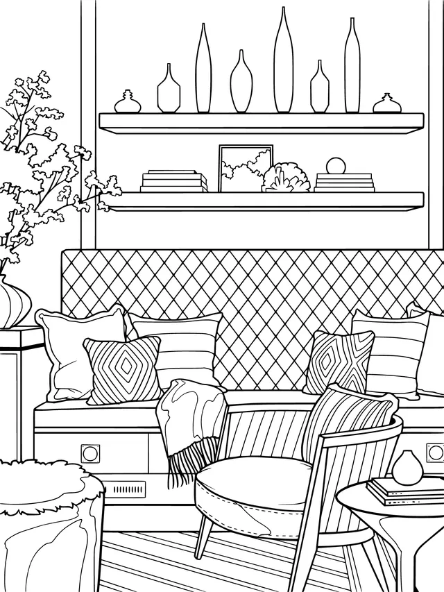 Cozy indoor corner