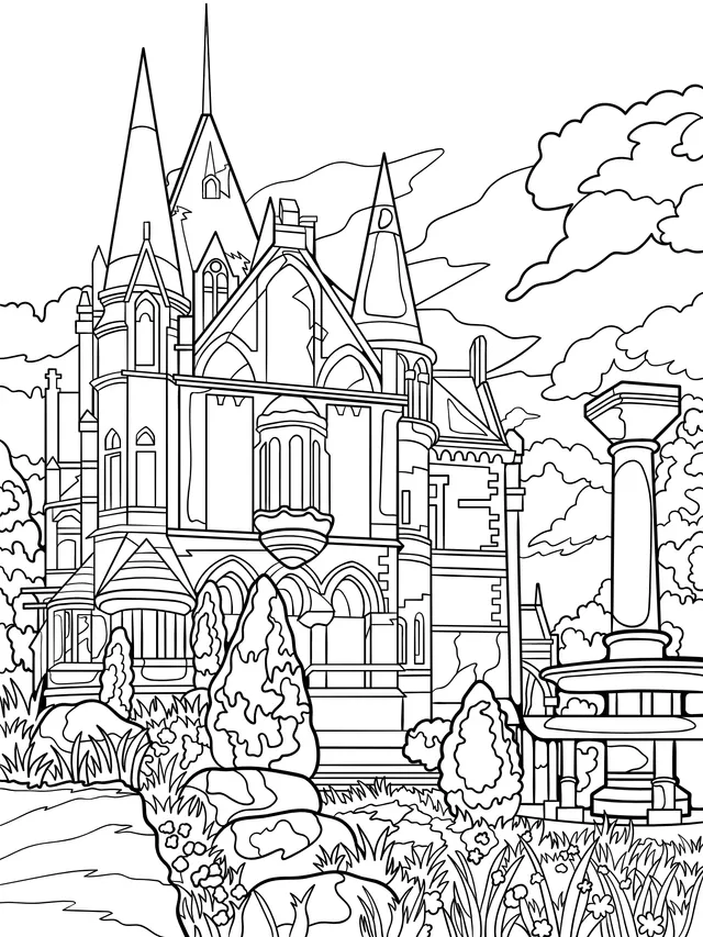 Fairy - tale Style Castle