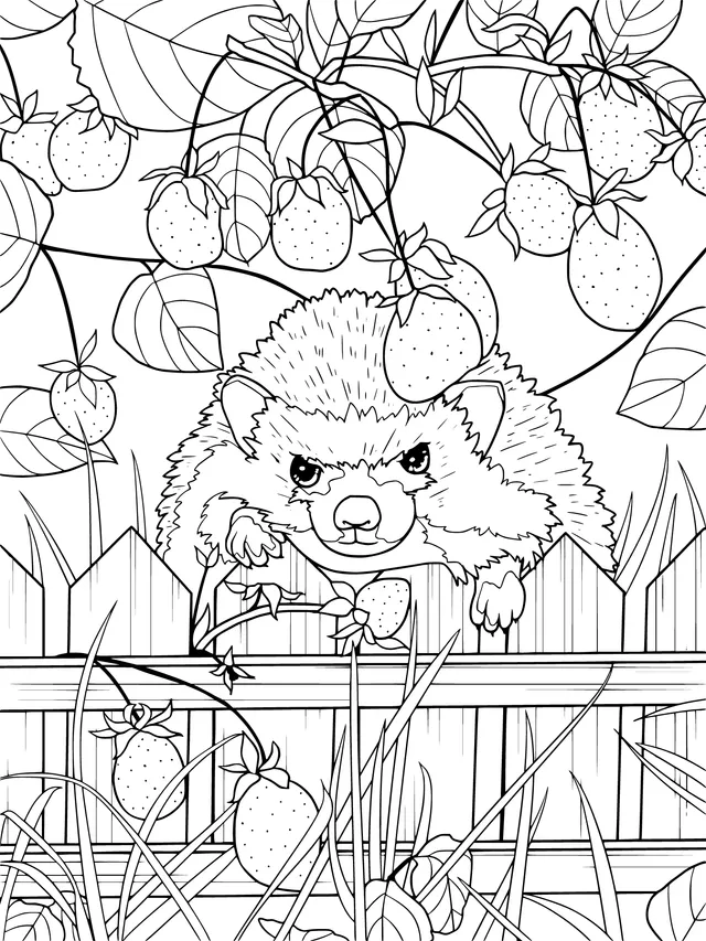 The Strawberry - stealing Hedgehog