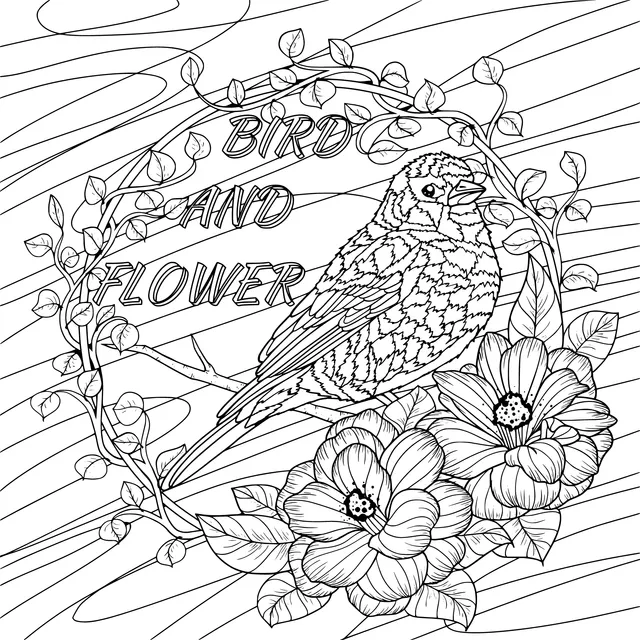 Bird and Flower