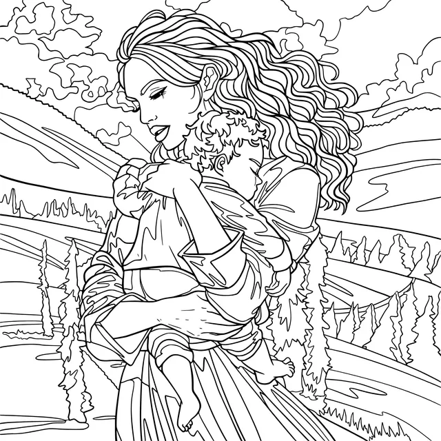 Child in Mother's Arms