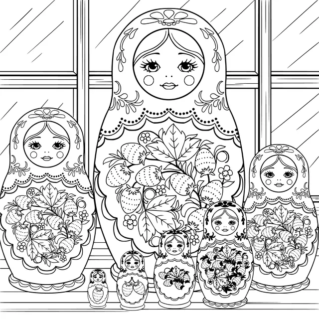 Russian Matryoshka Dolls