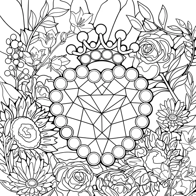 A Dreamy Combination of Gemstones and Flowers