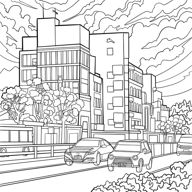 City Street Scene