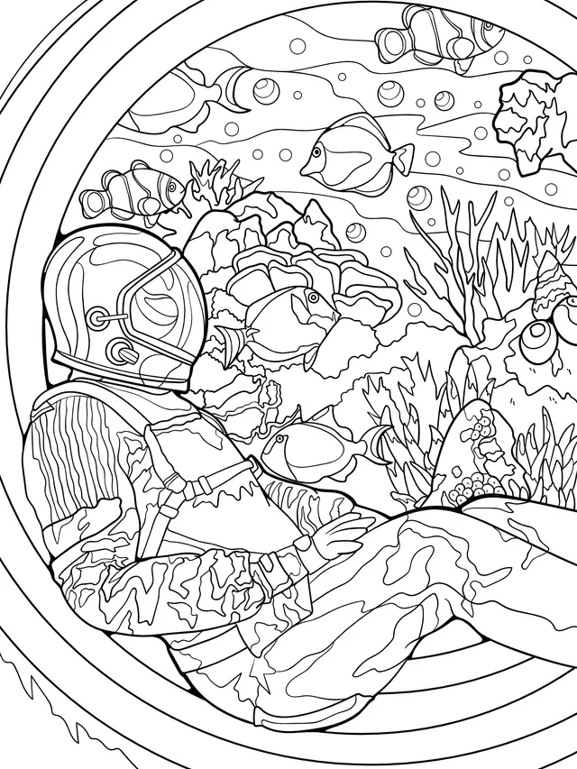 The Underwater World in the Eyes of an Astronaut