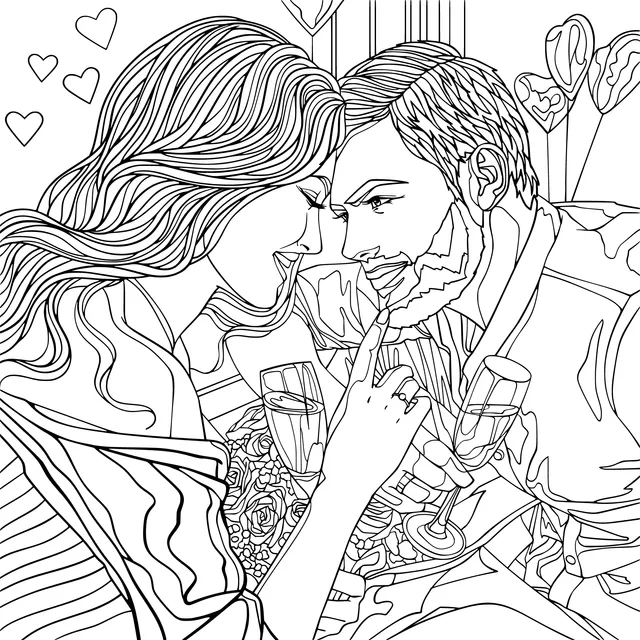 Romantic Couple Moment