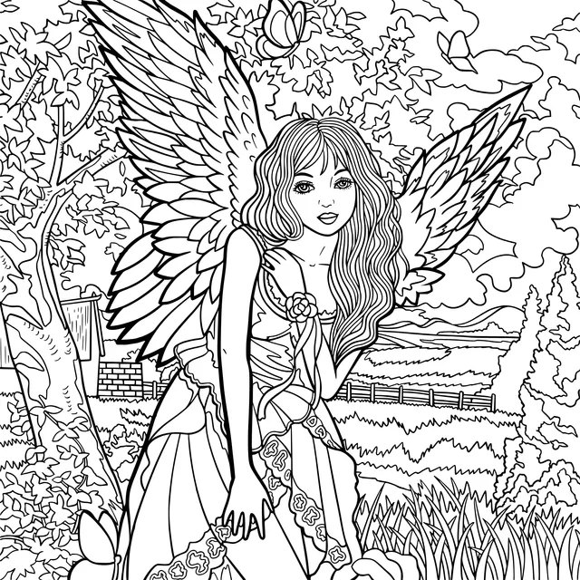 Fairy in Autumn