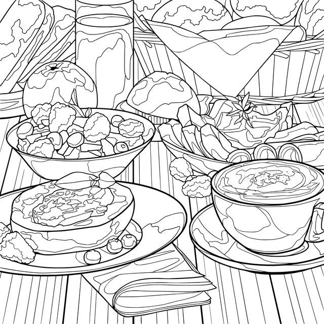 A hearty breakfast