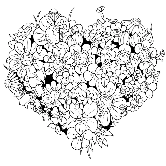 Heart - shaped Flower Arrangement