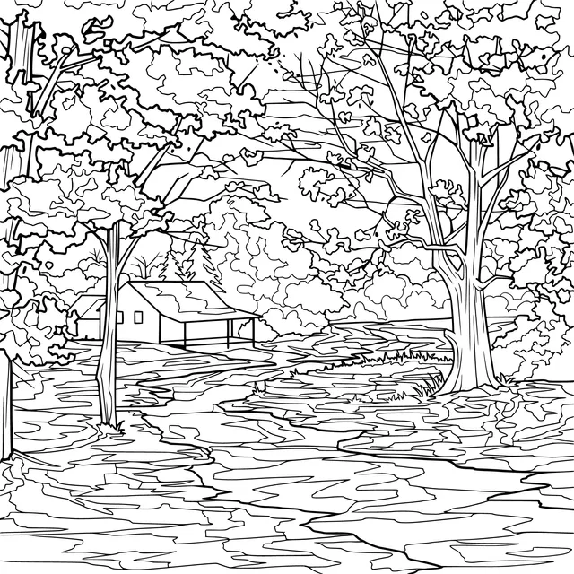 Beautiful Autumn Countryside Scene