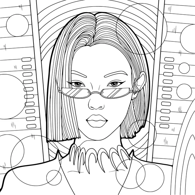 Cyber - styled Woman