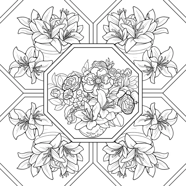Floral Decorative Pattern