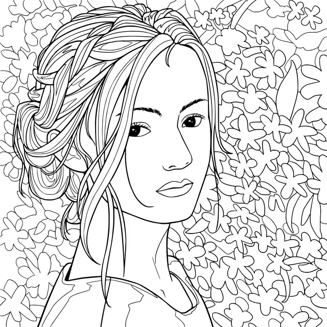 Woman in the Flower - Cluster