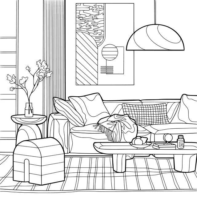 A Cozy Corner of the Living Room