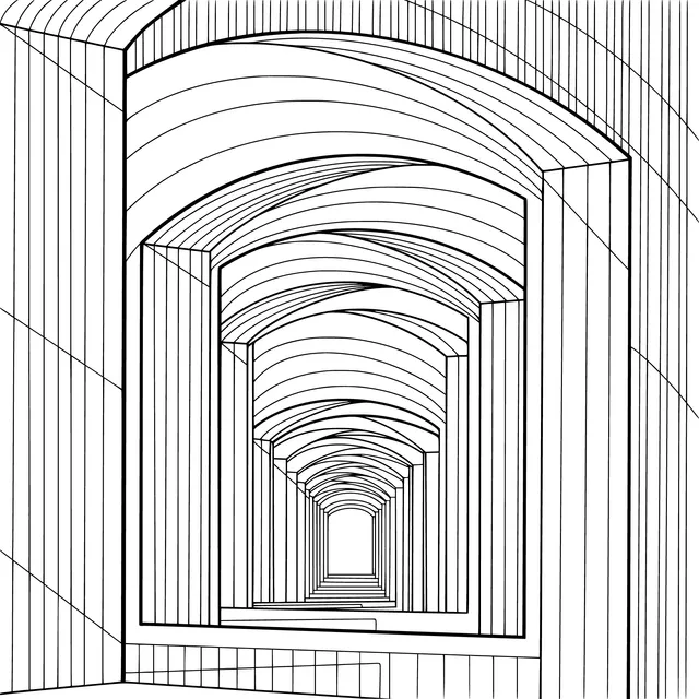 Arched Corridor