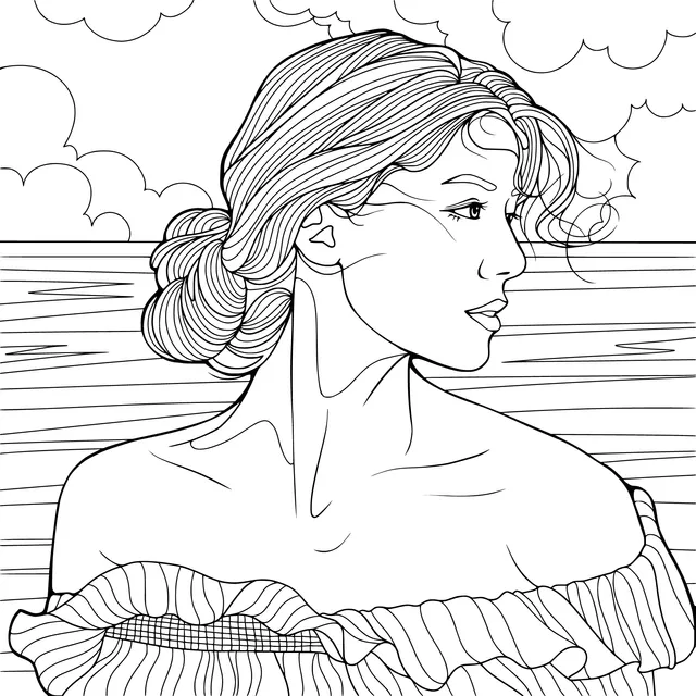 Woman by the Sea