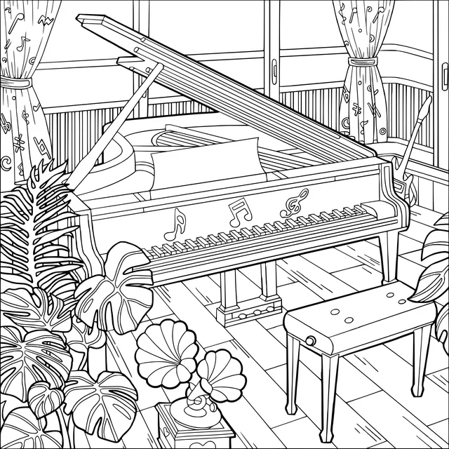 Grand Piano in the Room