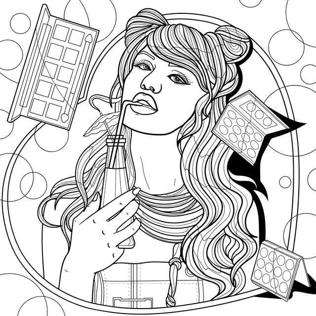 Fashionable Beauty - loving Girl
