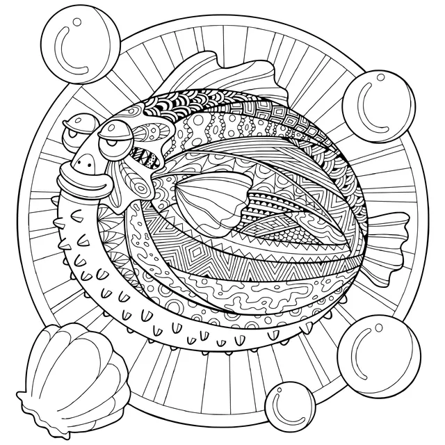Colorful Decorative - style Fish