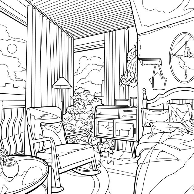 Colorful Bedroom