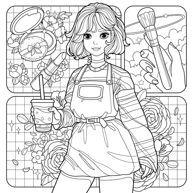 Fashionable Beauty - loving Girl