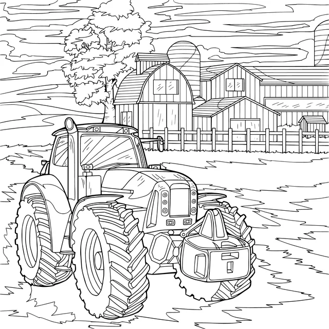 Tractor on the Farm