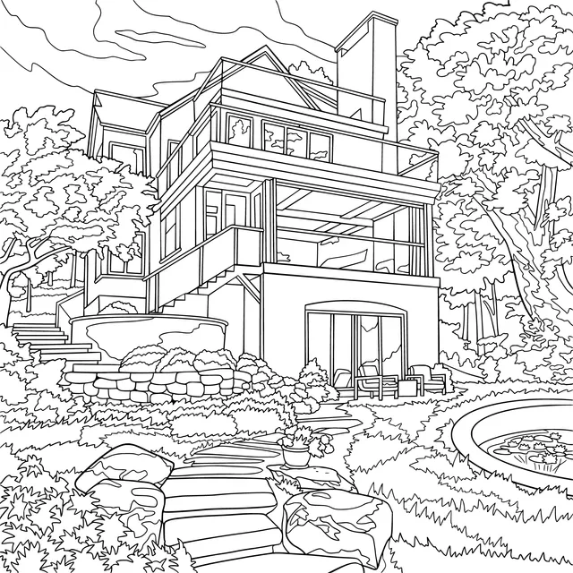 Beautiful Forest - side Villa