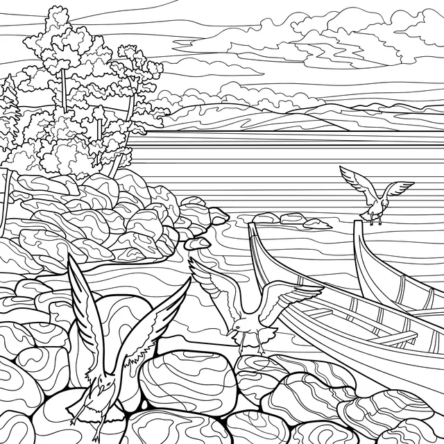 Scenery by the Lake