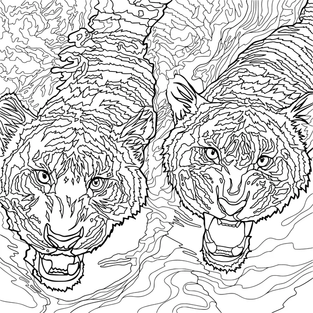 Picture of Two Tigers