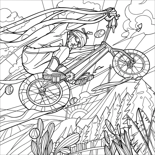 Mountain Bike Stunt Performance