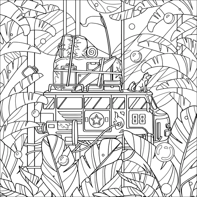 Adventure Vehicle in the Jungle