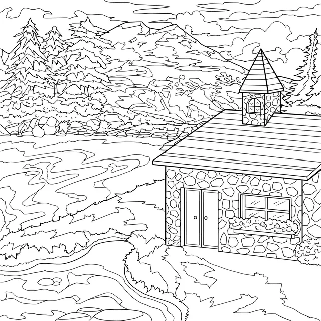 Mountain Cottage and Lake View